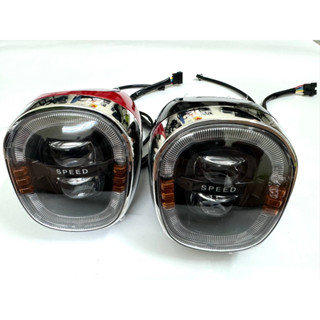 Đầu đèn xe điện Milan siêu sáng lắp cho xe đạp điện