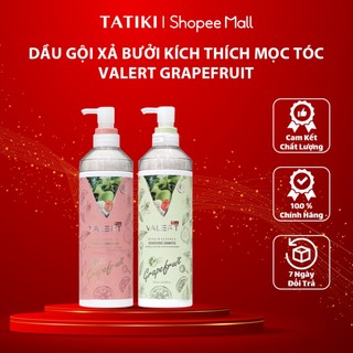 Dầu gội xả bưởi Valert Grapefruit phục hồi, chống rụng và kích thích mọc tóc 850ML