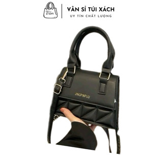 Túi xách nữ đẹp hàn quốc 2 quai jinpinju kèm dây đeo chéo kiểu dáng basic