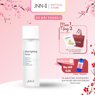 Toner trắng da JNN-II Vital Lightning nước cân bằng dưỡng ẩm trắng da cho da dầu mụn nhạy cảm Hàn Quốc 150ml | jnn2.vn