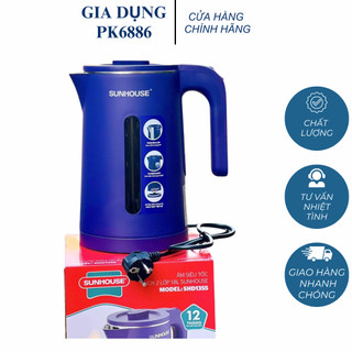 Ấm Siêu Tốc SUNHOUSE 1.8L Công suất 1500W Có Chế Độ Tự Ngắt Khi Sôi mã SHD1355