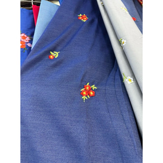 linen lụa thêu