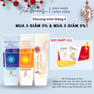 Kem chống nắng nâng tone Smile Leader Sun Cream kiềm dầu nâng tông đẹp Chính hãng Hàn Quốc 60ml | Ichibeauty.vn