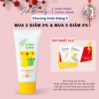 Kem chống nắng cho bé Meishoku Limo SPF32+ PA++++ chống nắng trẻ em cho bé 12M+ và cho mẹ bầu 50g Nhật Bản Ichibeauty.vn