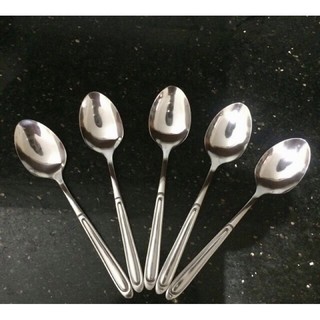 Thìa inox đúc cao cấp phong cách Hàn Quốc - Hàng dày đẹp sáng bóng