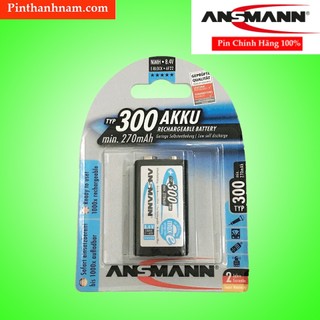 Pin Sạc 9V Ansmann Vỉ 1 Viên Chính Hãng