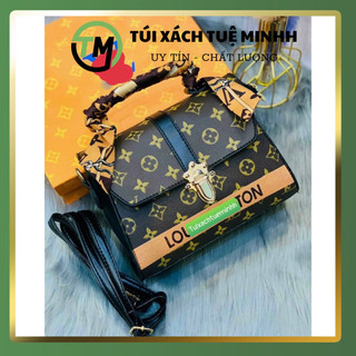  TẶNG KÈM KHĂN- TÚI XÁCH NỮ TÚI ĐEO CHÉO ĐEO VAI LV QUAI XÁCH