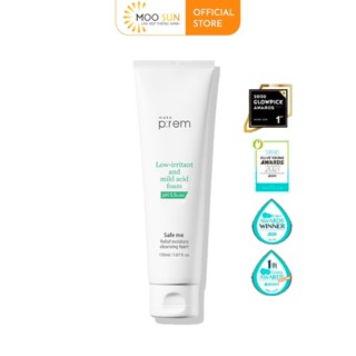  Sữa Rửa Mặt Make P:rem Safe Me Relief Moisture Cleansing Foam pH5.5 210ml 