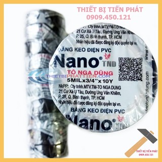 [Combo] 10 Cuộn Băng Keo Điện PVC Tô Nga Dũng 10ya (Chính Hãng)