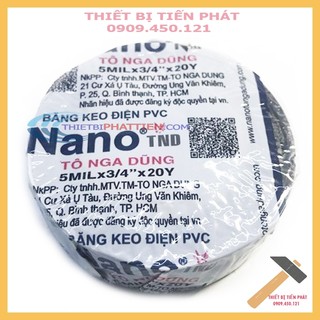 10 Cuộn Băng Keo Điện PVC Tô Nga Dũng 20ya (Chính Hãng)