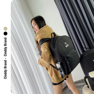 Balo đi học thời trang CINDDYBRAND X GENZ unisex nam nữ trơn basic đựng laptop chống sốc, chống nước BL02