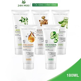 Sữa Rửa Mặt Trắng Da Hàn Quốc Dabo cao cấp 3 IN 1 Sáng da, Dưỡng ẩm, Giảm nhờn , Se khít lỗ chân lông 180ml (trắng)