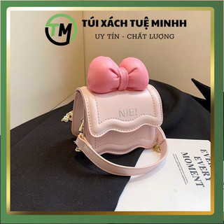 Túi mini trẻ em , túi xách nữ đeo chéo đeo vai kẹp nách siêu hot siêu dễ thương