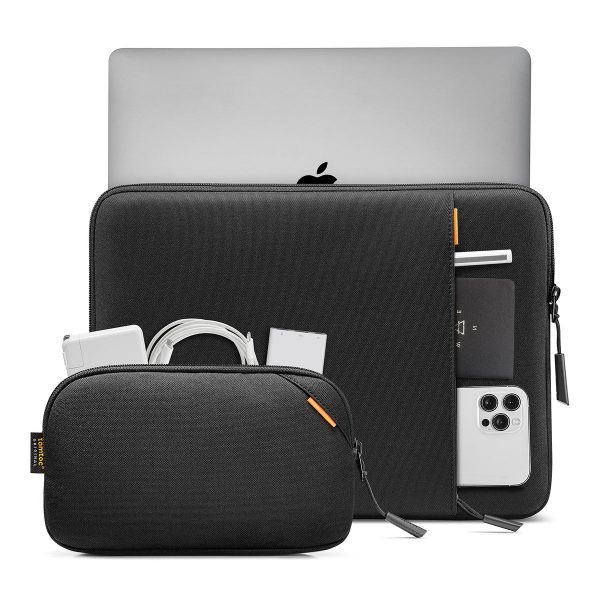 Túi chống sốc (kèm túi phụ kiện) Tomtoc Protective 360 cho Macbook/Laptop 13/13,6/14/15/16 inch -A13 | BigBuy360 - bigbuy360.vn
