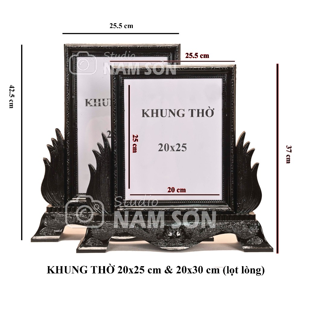 Khung thờ 20x30, 20x25 có chân