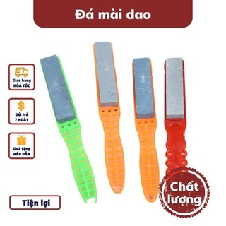 Đá mài dao 2 mặt có tay cầm tiện dụng