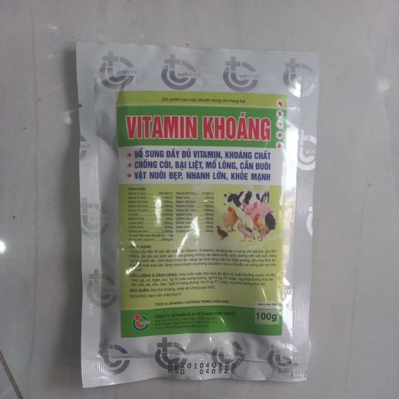 Vitamin khoáng cho vật nuôi
