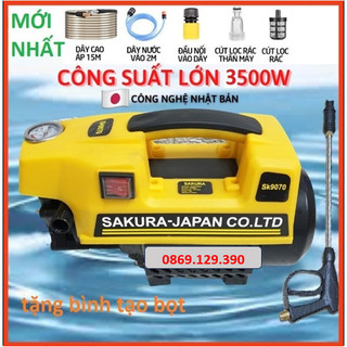 Máy rửa xe sakura 3500w -model 2024