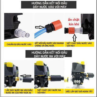 Máy rửa xe sakura 3500w -Model 2024