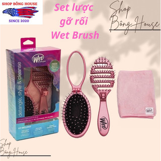 [BILL MỸ] SET LƯỢC WET BRUSH DETANGLE & DRY FLY KIT