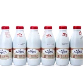 🍶🥛SỮA TƯƠI NGUYÊN KEM PHÁP PROSPÉRITE KHÔNG ĐƯỜNG - LỐC 6 CHAI
