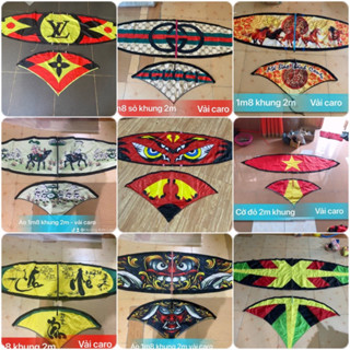 Áo diều lắp ghép in nhiệt 1m8 ( vào khung 2m )