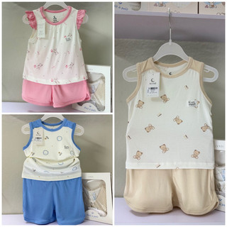  Bộ ba lỗ cho bé trai và bé gái chất petit