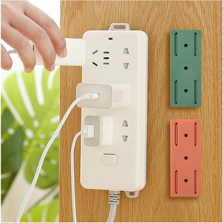 Miếng Dán Tường Treo Ổ Cắm Điện, Modem Wifi/ Giá Đỡ Treo Tường Cố Định Ổ Cắm Điện 88402 Siêu thị tiện ích 88
