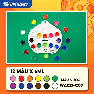 Màu nước thiên long 12 màu waco-c07