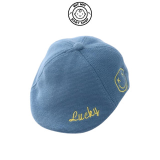 Mũ beret lucky mặt cười Chống Nắng Thời Trang Hàn Quốc Cho Bé