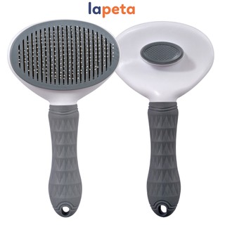 Lược chải lông cho chó poodle phốc sóc mèo thú cưng có nút bấm giá rẻ Pancake
