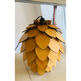 Đèn quả thông, đèn gỗ thả Trần