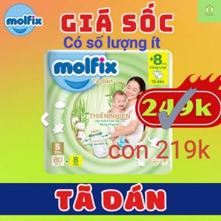 Hcm 👑 sốc ⚡ tã / bỉm quần - dán - lót molfix đủ size ; s80+8 / s56+8 / m76+8 / l68+8 / nb60+6 / xl34+6 / xxl28+6 / l36+6