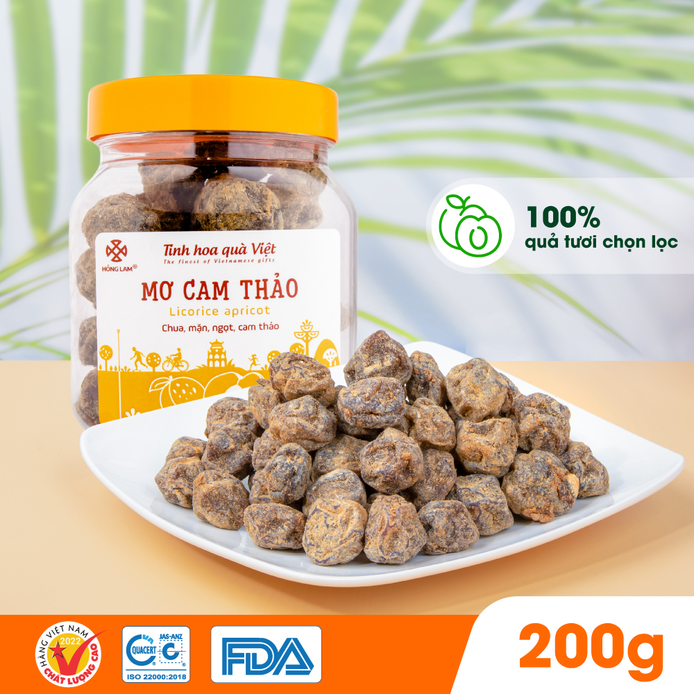Ô MAI MƠ CAM THẢO HỒNG LAM (HỘP 200G, 300G)