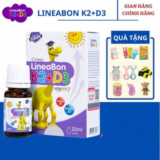 Lineabon - vitamin d3 k2 tinh khiết giúp bé ngủ ngon, cao lớn 10ml