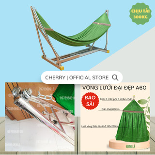 Khung Võng Xếp Inox Chân Đế Vuông | Võng Xếp Thanh Vuông Cao Cấp
