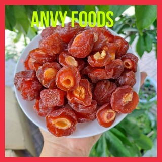 450gr xí muội đào nâu bổ đôi sấy chua ngọt anvy foods