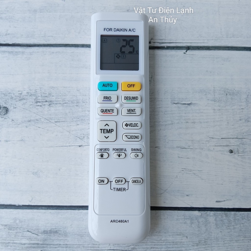 Remote máy lạnh DAIKIN dài gas 32
