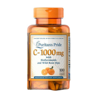 Viên uống Vitamin C-1000mg with Bioflavonoids & Rose Hips, hỗ trợ đẹp da, tăng cường miễn dịch