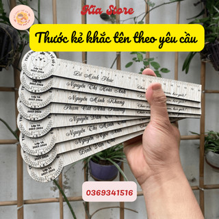 Thước Gỗ Khắc Tên Theo Yêu Cầu Qùa Tặng Học Sinh Nhiều Hình Dễ Thương – Thước Kẻ Khắc Tên Kia Store