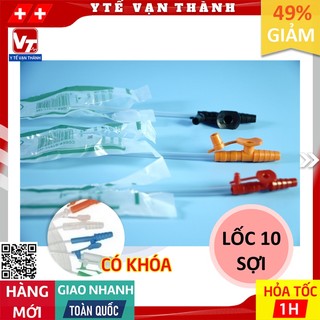 ✅ [LỐC 10 SỢI] Dây Hút Nhớt Có Khóa GreetMed | Hút Dịch, Đàm (Đờm) -VT0199