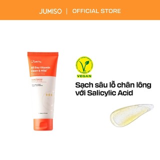 Sữa rửa mặt JUMISO All Day Vitamin Clean & Mild làm sạch lỗ chân lông 150ml