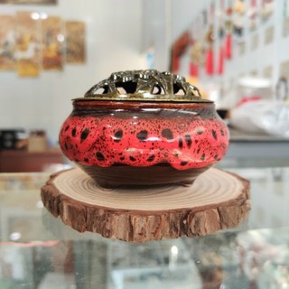 Lư xông trầm - lư đốt trầm hương bằng sứ