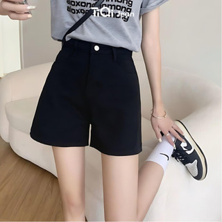 Quần jean ngố nữ lửng co giãn TiQi Jeans trắng đen form vừa TiQi Jeans N04