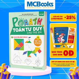 Sách - Pomath - Toán Tư Duy Cho Trẻ Em - Tập 6