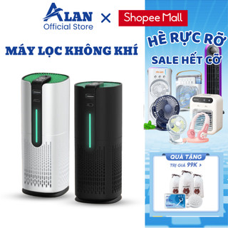 Máy Lọc Không Khí METIS trên Ô Tô Phòng Mini Lọc Ion Âm Bộ Lọc Than Hoạt Tính Loại Bỏ Mùi Hôi Khói