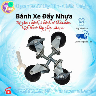Bánh xe đẩy nhựa