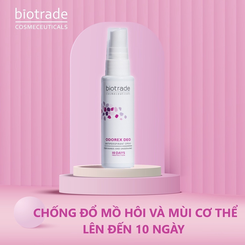 Xịt Khử Mùi Biotrade Odoreax Deo Antiperspirant Spray khử mùi lòng bàn tay và nách Biotrade 40ml - Ry Store
