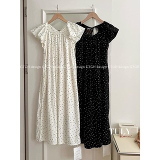 Siuu phẩm váy suông chấm bi so hottt hàng TKCC freesize