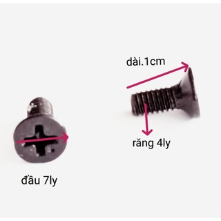 Ốc nắp dầu zin 4Lyx1cm 10 con